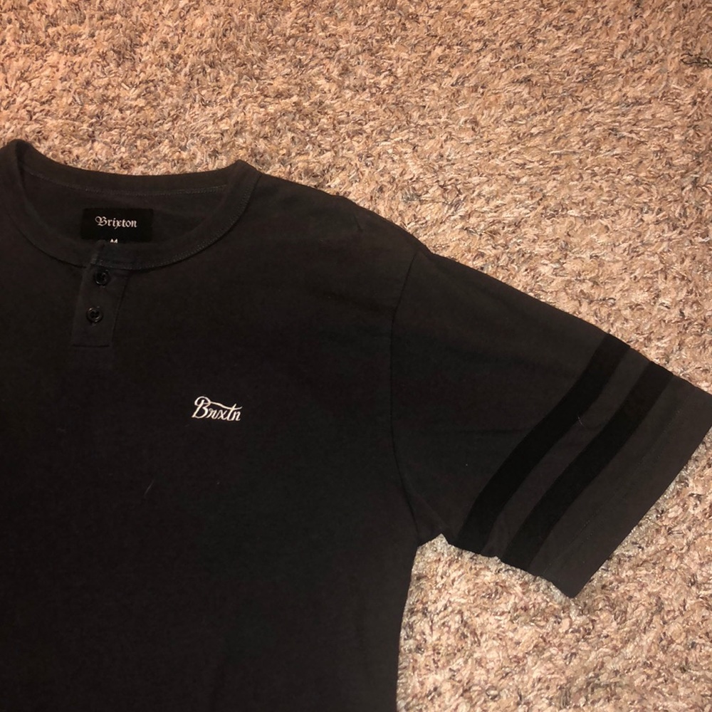 Vintage Washed Brixton Button Tee
